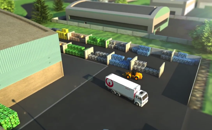 垃圾分類工藝流程三維動畫 垃圾分類工藝流程三維動畫